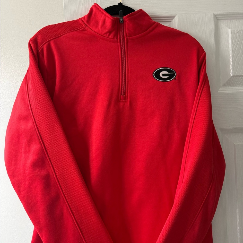 Red Georgia Bulldogs Men's Sweater
